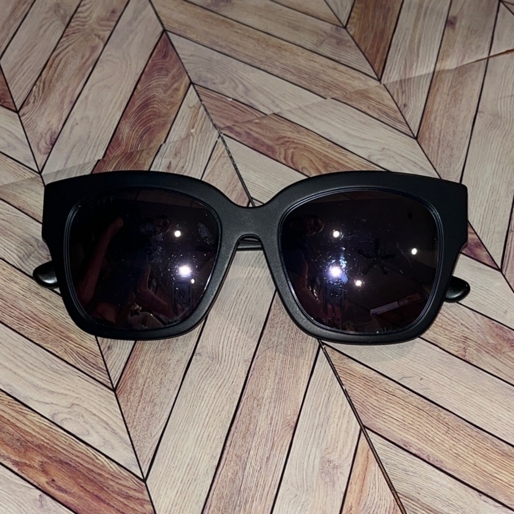 DIFF eyewear BELLA 2 oversized mirrored matte Bla… - image 2